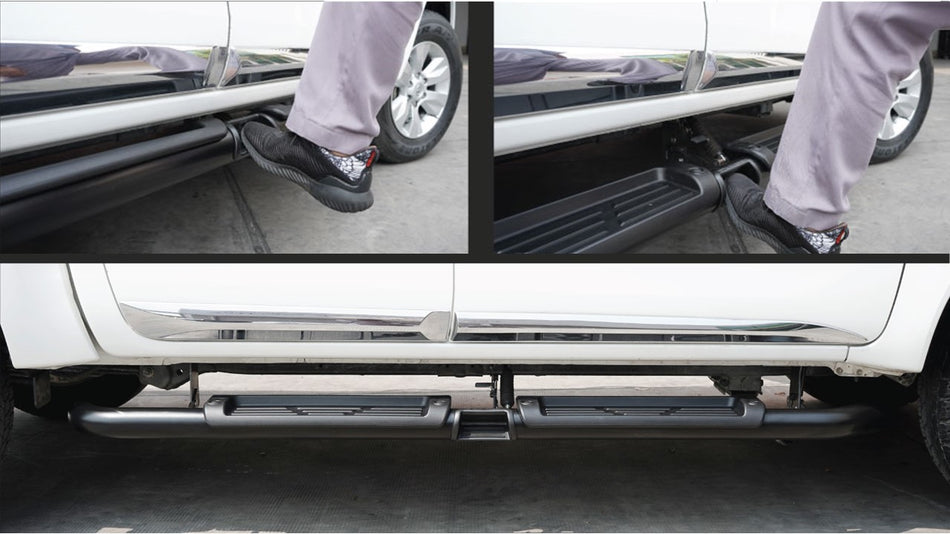 Max Side Step - Retractable - Stainless Steel - Polished