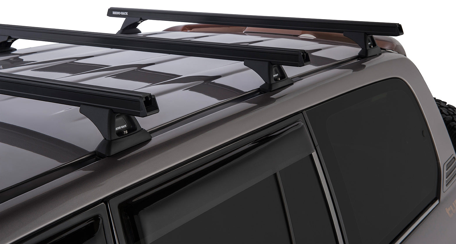 Heavy Duty Rch Black 3 Bar Roof Rack