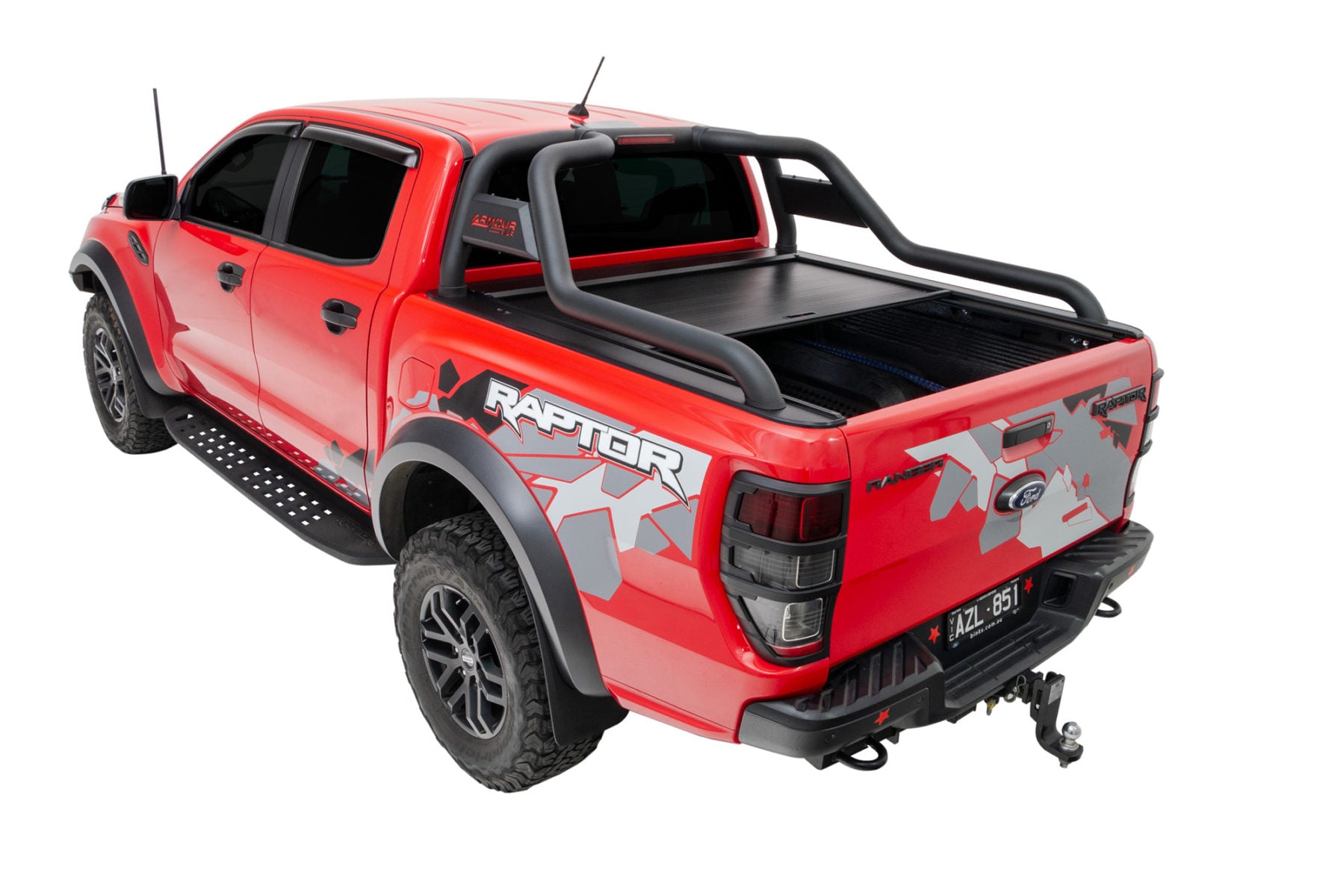 Ford Ranger & Raptor Px Electric Roll Top To Suit Armour Bar Sports Bar