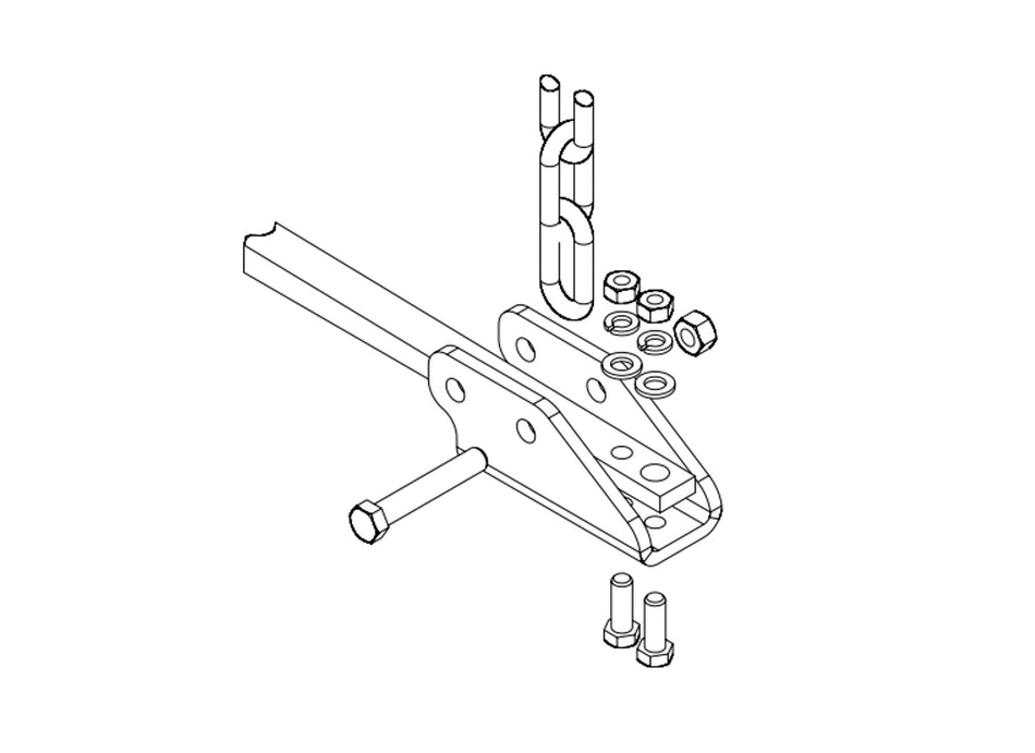 Adjustable Spring Bar Chain Bracket