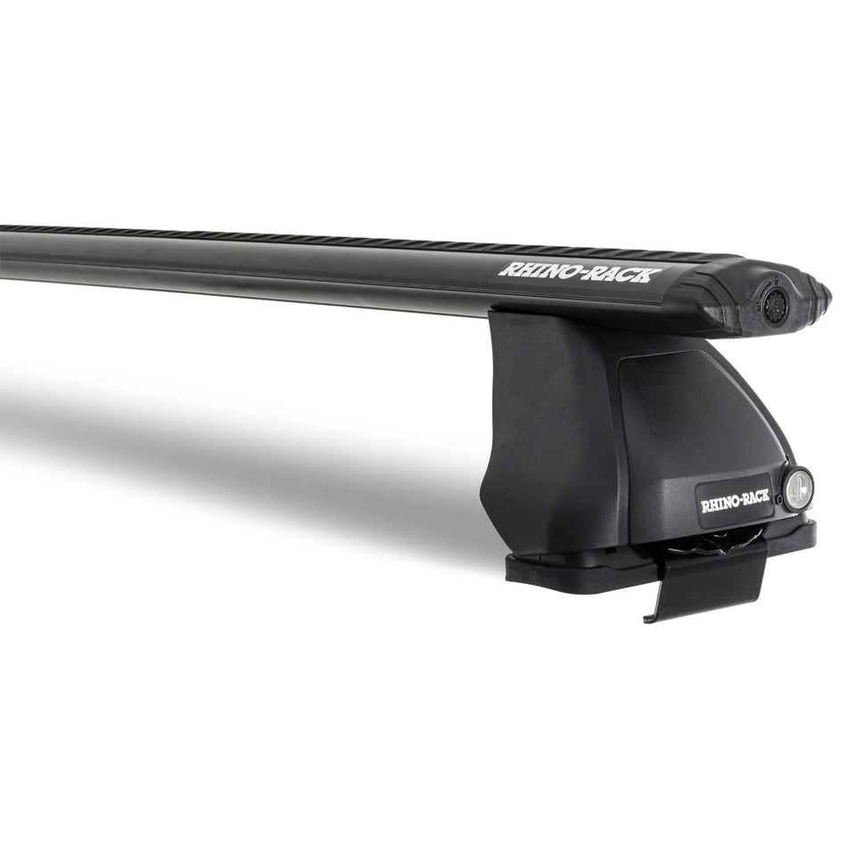 Rhino Rack Vortex 2500 Black 1 Bar Roof Rack (Rear) for Isuzu D-MAX (06/2012 - 06/2020)