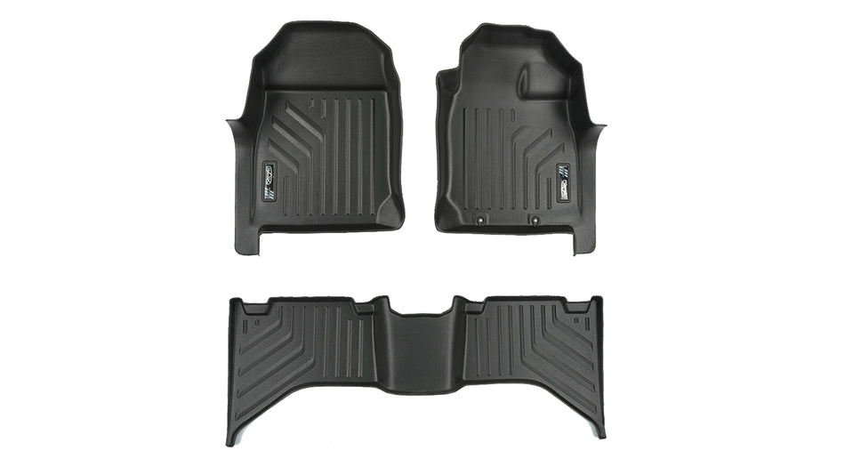 MaxPro Floor Liner Mitsubishi Outlander - Complete Set of Row 1,2 and 3 for RHD vehicles