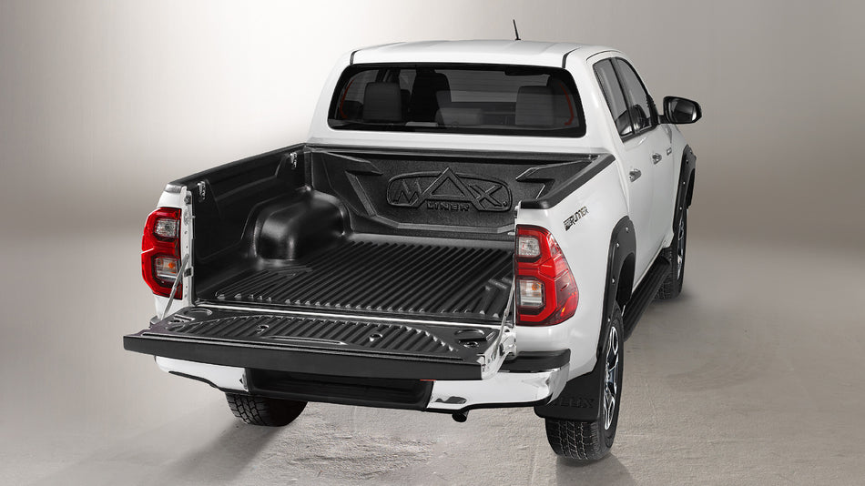 BEDLINER Complete Kit - Over Rail - Toyota Hilux Double Cab, J-Deck (Cut) With Headboard Frame