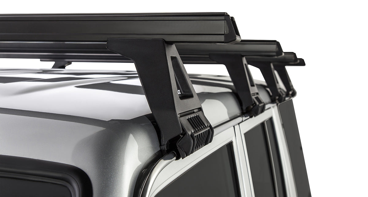 Heavy Duty Rl150 Black 4 Bar Roof Rack