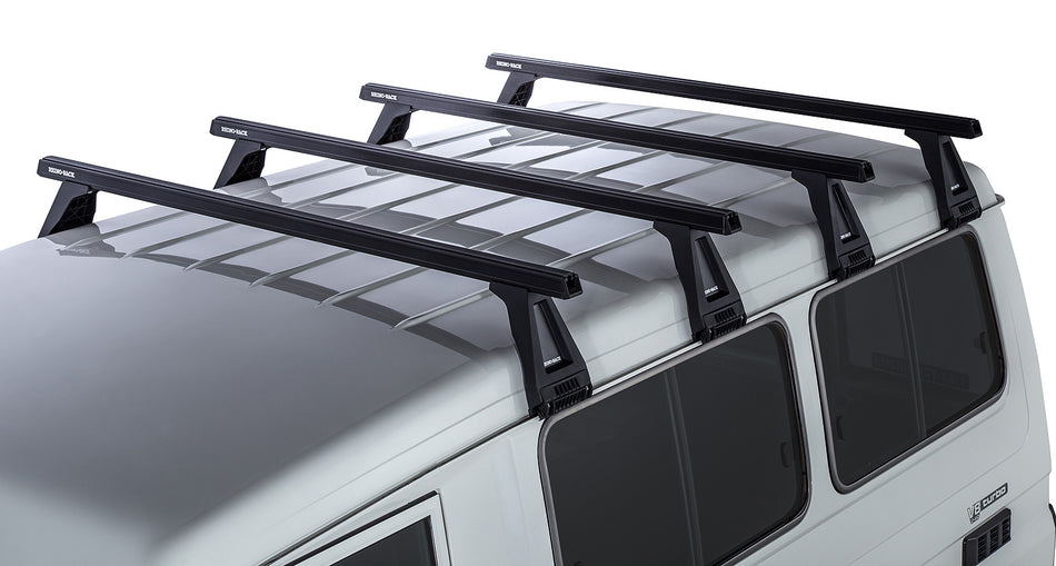 Heavy Duty RL210 Black 4 Bar Roof Rack