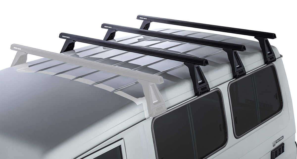 Heavy Duty Rl210 Black 3 Bar Roof Rack