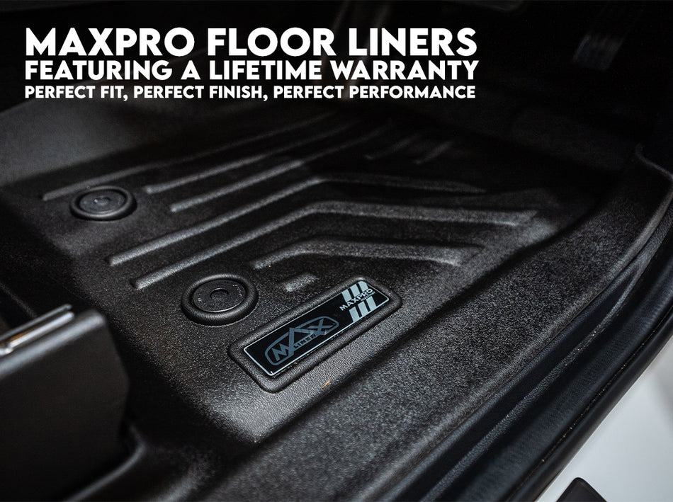 MaxPro Floor Liner 3D for Next Gen VW Amarok 2023+ Complete Set