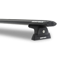 Rhino Rack Vortex RLT600 Ditch Mount Black 2 Bar Roof Rack Extra Cab(No Roof Rails)