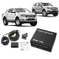 TAG Heavy Duty Towbar & Direct Fit Wiring Harness for Ford Ranger PX2, PX3 Cab Chassis (06/2015 - 05/2022)