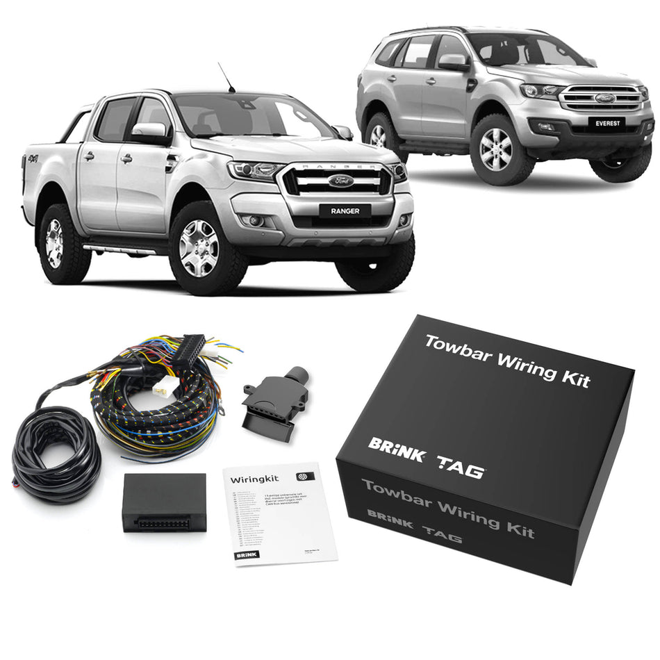 TAG Heavy Duty Towbar & Direct Fit Wiring for Ford Ranger PX2 PX3 Styleside Tub Models Only (05/2015 - 05/2022)