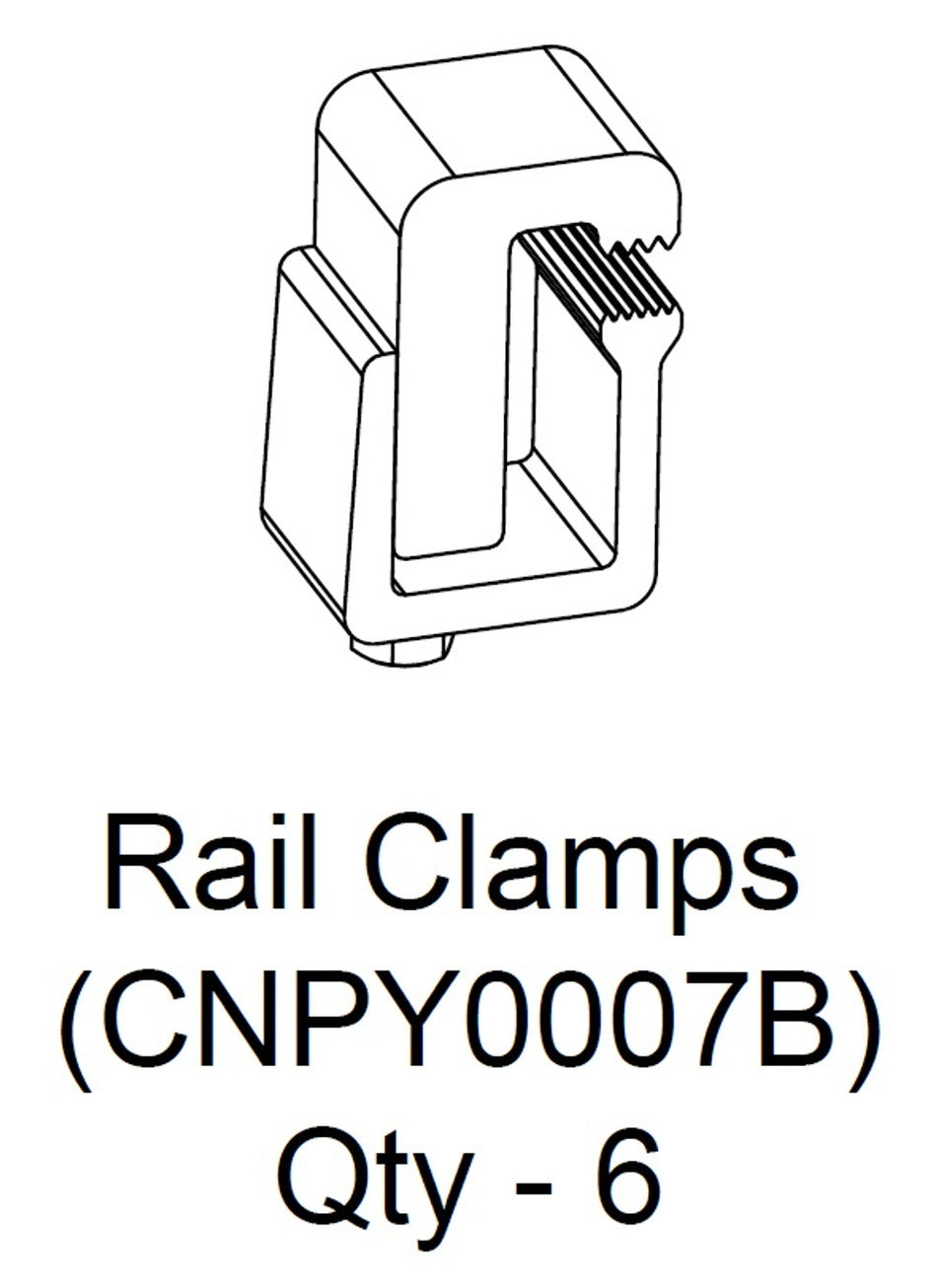 EGR Canopy Clamps - Set of 6