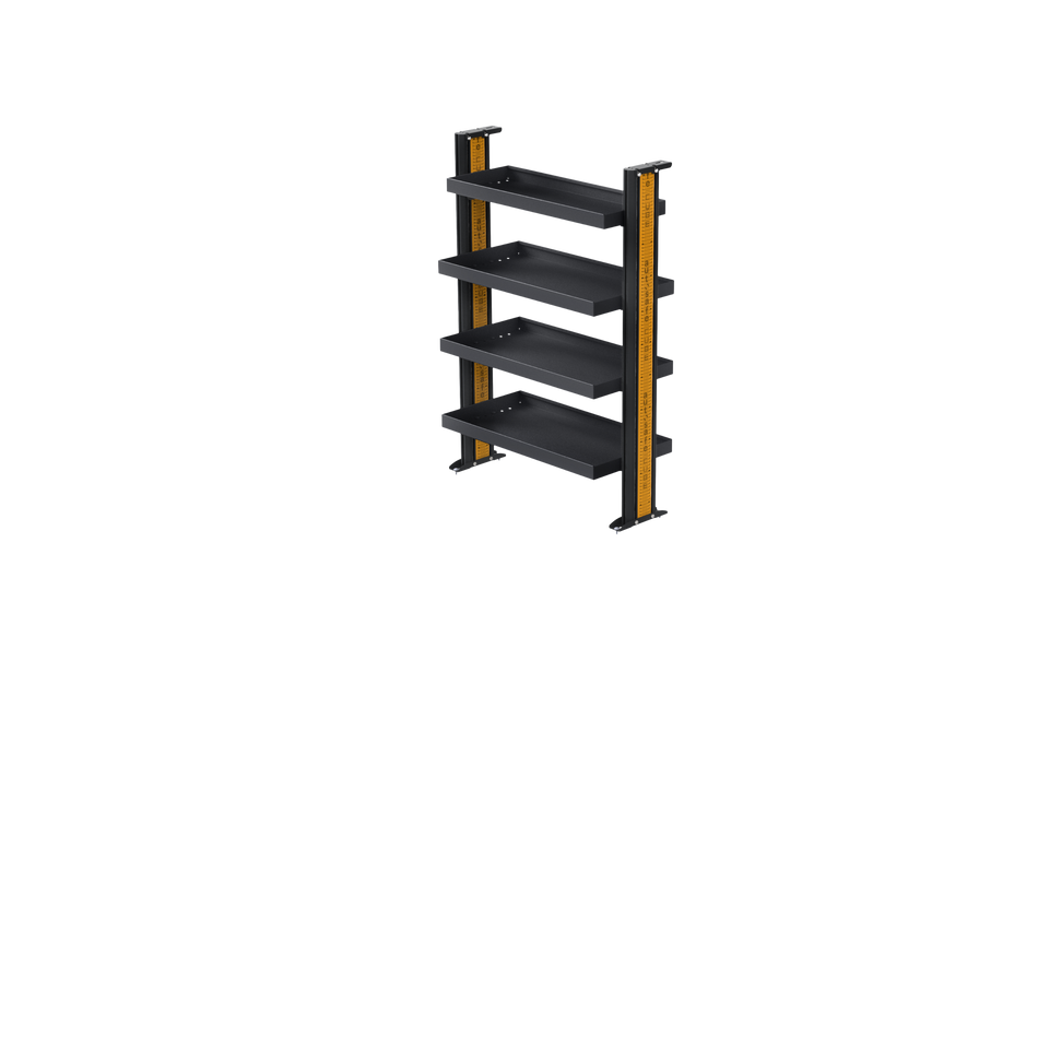 Ford Transit LWB Van Shelving - Driver Side Front variations