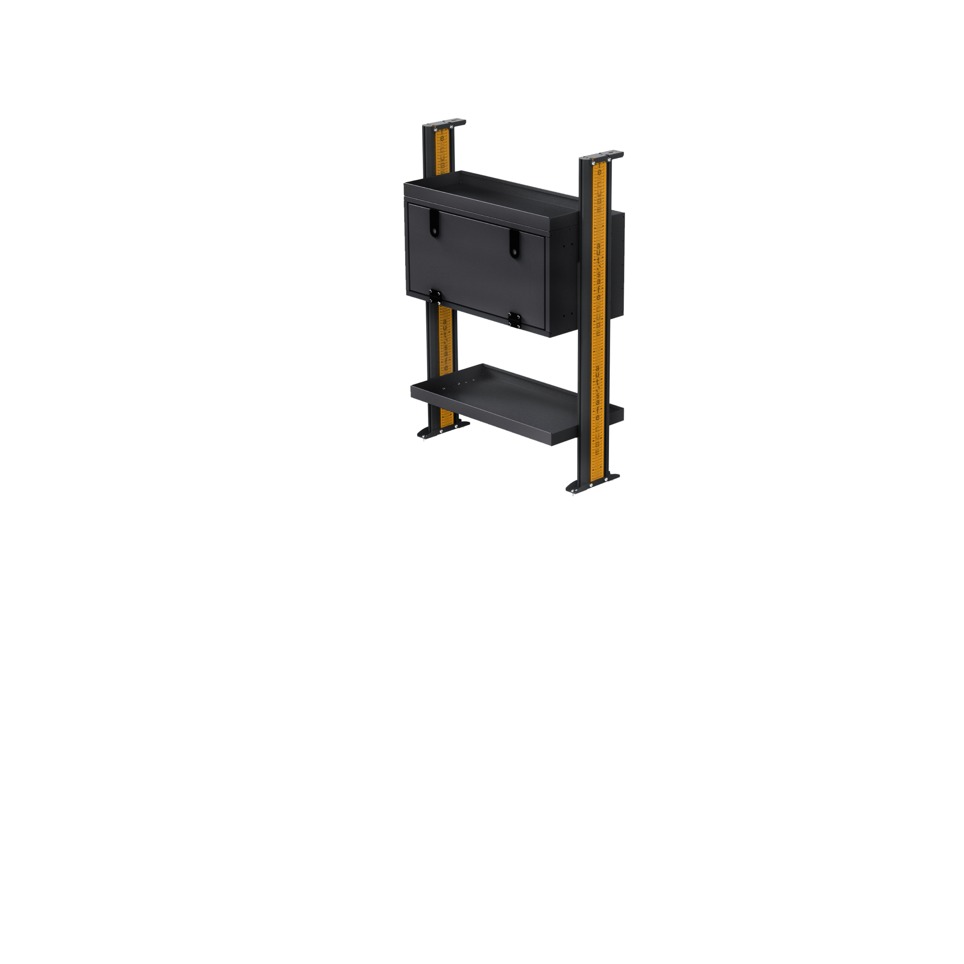 Ford Transit LWB Van Shelving - Driver Side Front variations