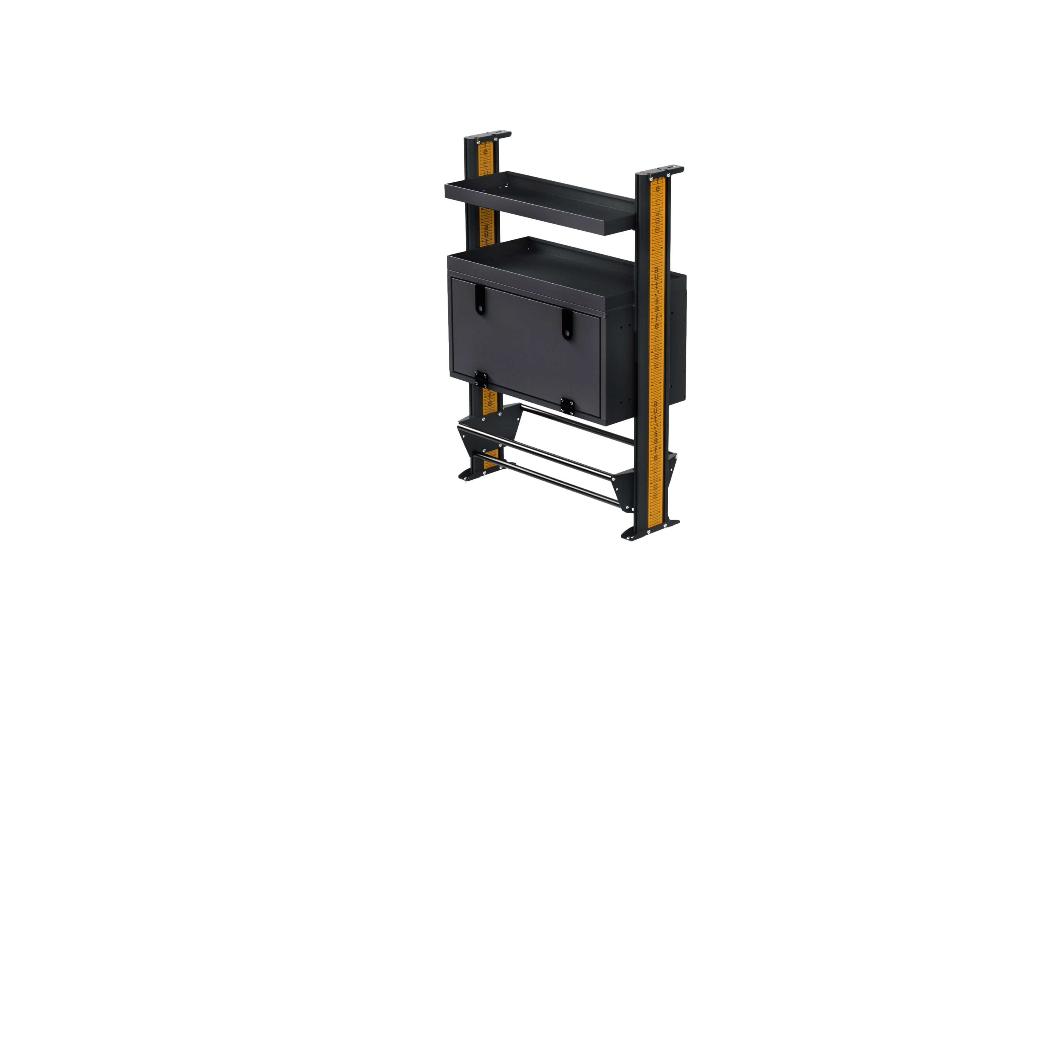 Ford Transit SWB Van Shelving - Driver Side Front variations