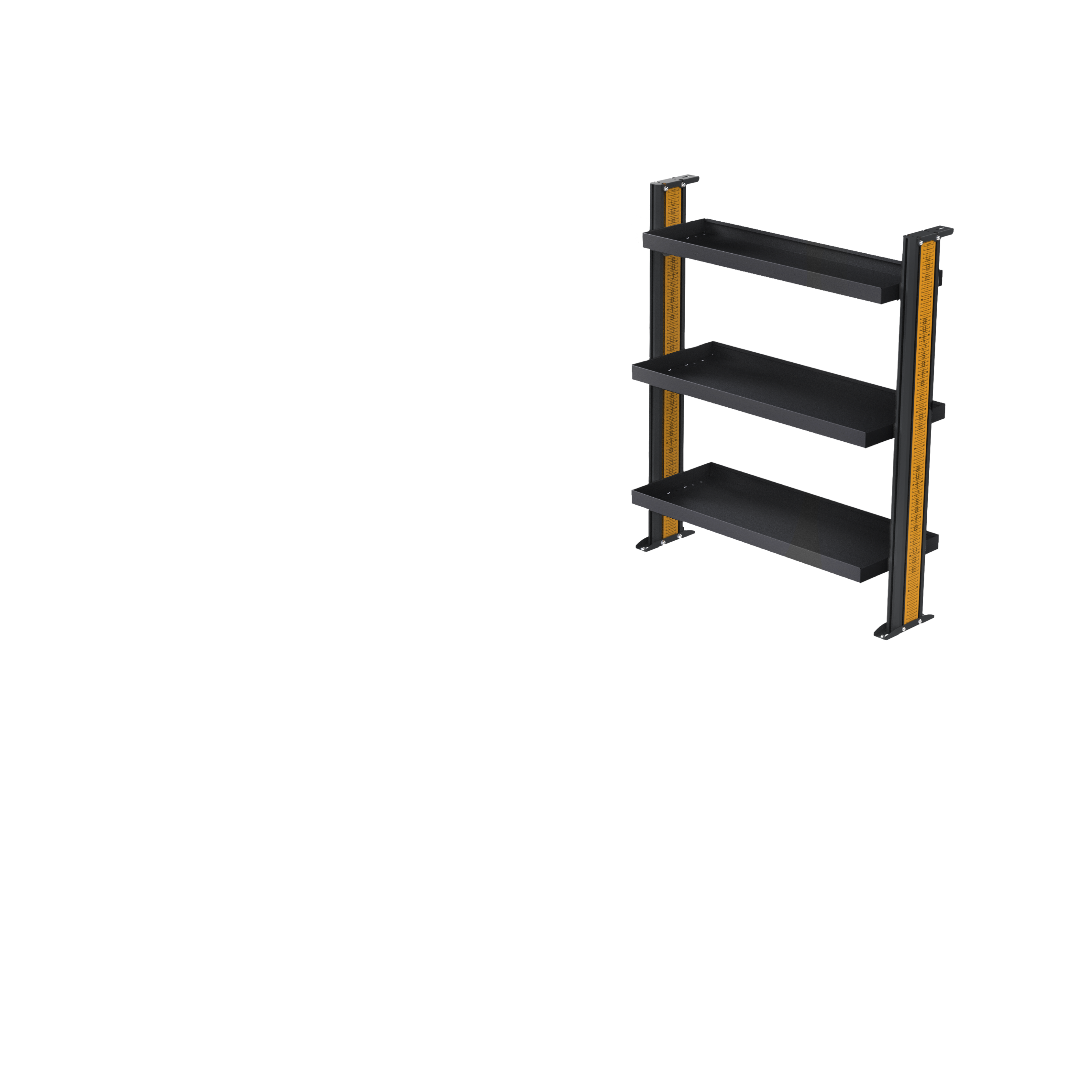 Ford Transit SWB Van Shelving - Driver or Passenger Side Rear variations