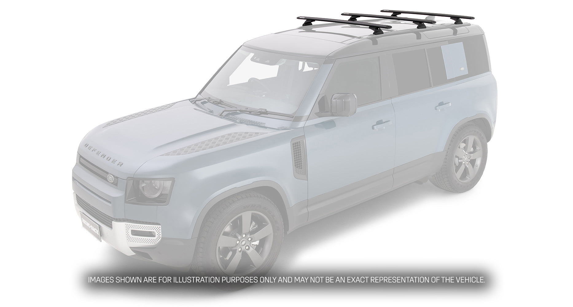 Vortex RCL Black 3 Bar Roof Rack