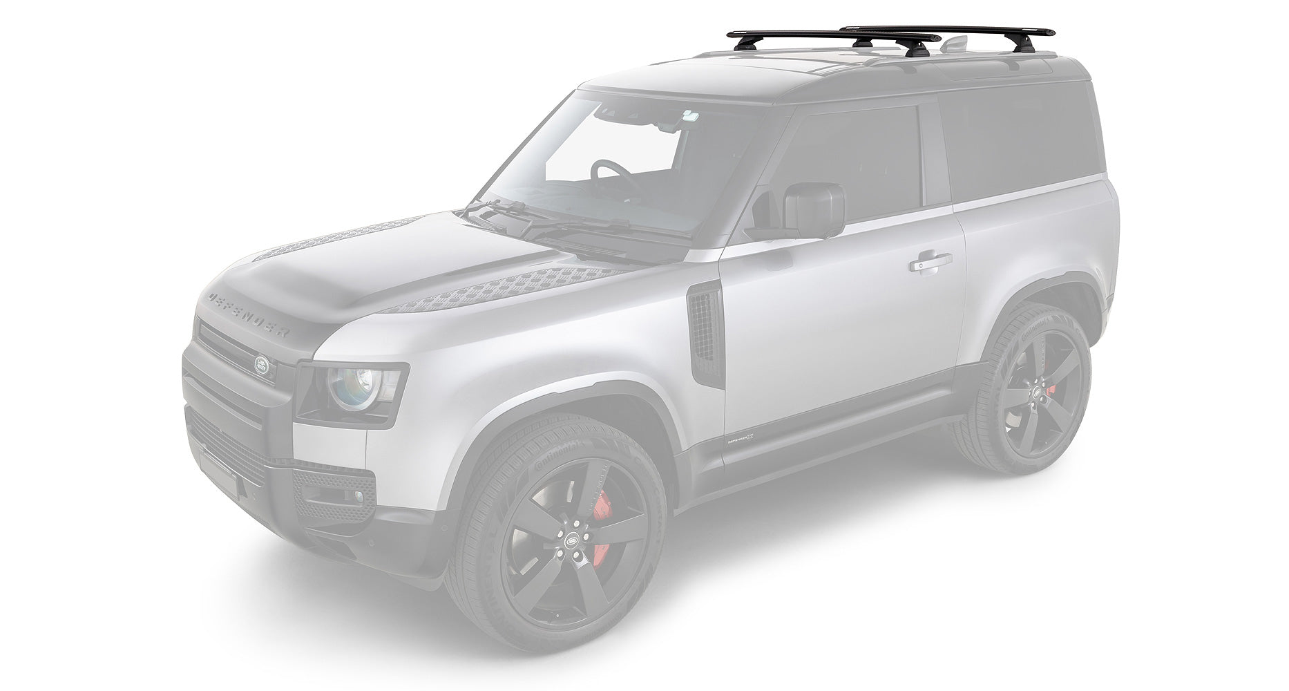 Vortex RCH-RCL Black 2 Bar Roof Rack