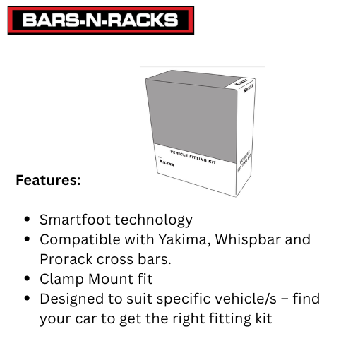 YAKIMA PRORACK SMART FOOT VEHICLE SPECIFIC ROOF RACK FITTING KIT SOLUTION