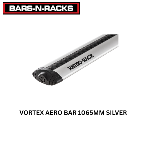 RHINO RACK VORTEX AERODYNAMIC BAR 1065MM SILVER ALUMINIUM HEAVY DUTY CROSSBAR