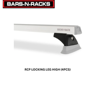RCH4 DK324 Rhino RCP Locking Legs High Profile 4 Piece Heavy Duty Roof Rack Kit