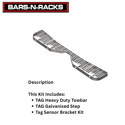 TSP881-K010 Mercedes Sprinter VS30 2019 On Heavy Duty Galvanized Rear Step Kit