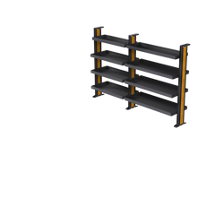 Hyundai iLoad Van Shelving - Full Length Driver Side variations