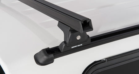 Heavy Duty Rlt600 Trackmount Black 2 Bar Canopy Roof Rack