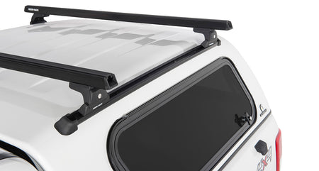 Heavy Duty Rlt600 Fixed Mount Black 2 Bar Canopy Roof Rack