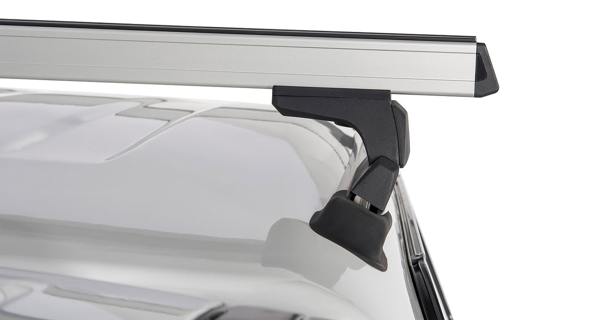 Heavy Duty Rlt600 Trackmount Silver 2 Bar Canopy Roof Rack