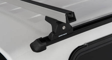 Heavy Duty Rlt600 Trackmount Silver 2 Bar Canopy Roof Rack