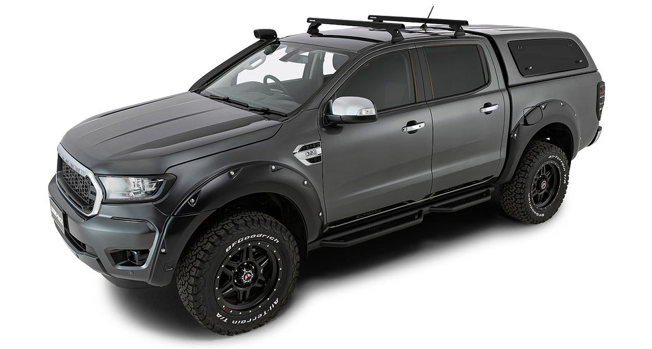 Heavy Duty RCH Black 2 Bar Roof Rack