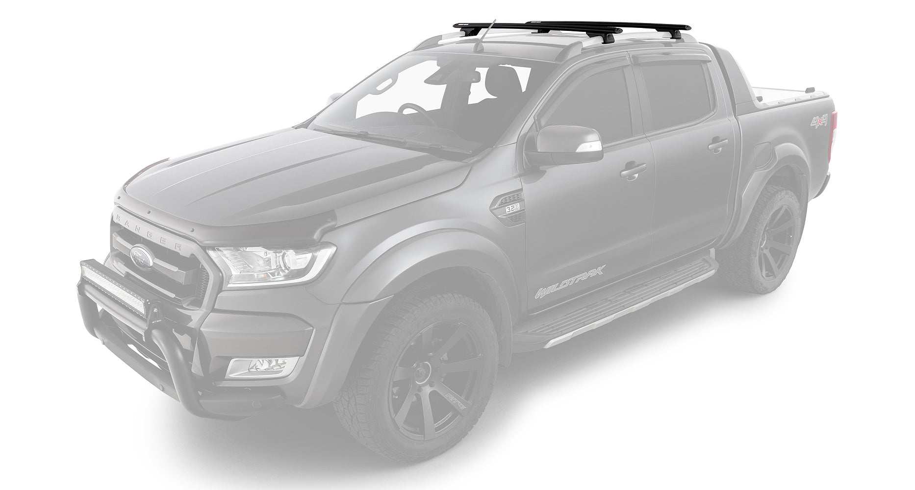 Vortex RX Black 2 Bar Roof Rack