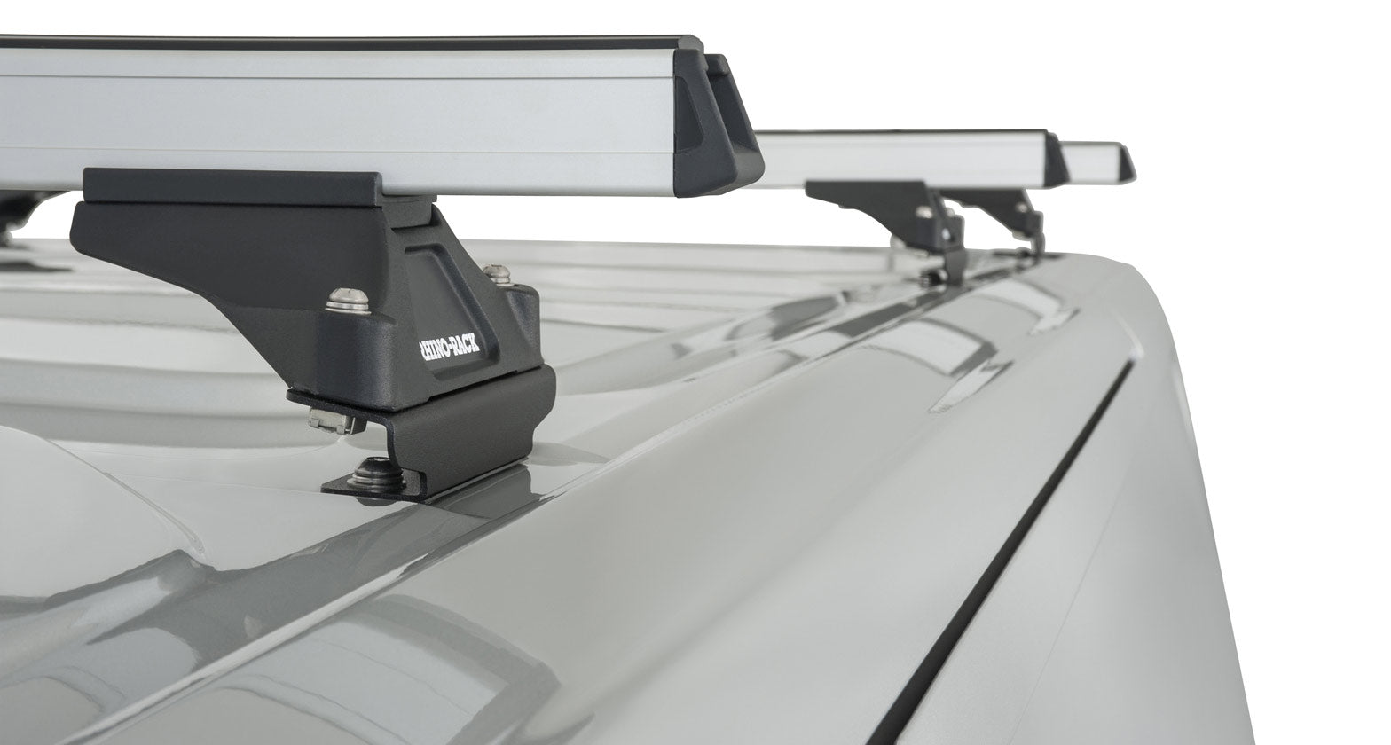 Heavy Duty Rltp Silver 3 Bar Roof Rack