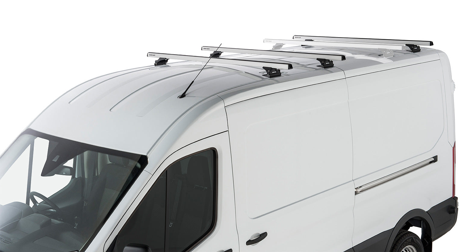 Heavy Duty Rltp Silver 3 Bar Roof Rack