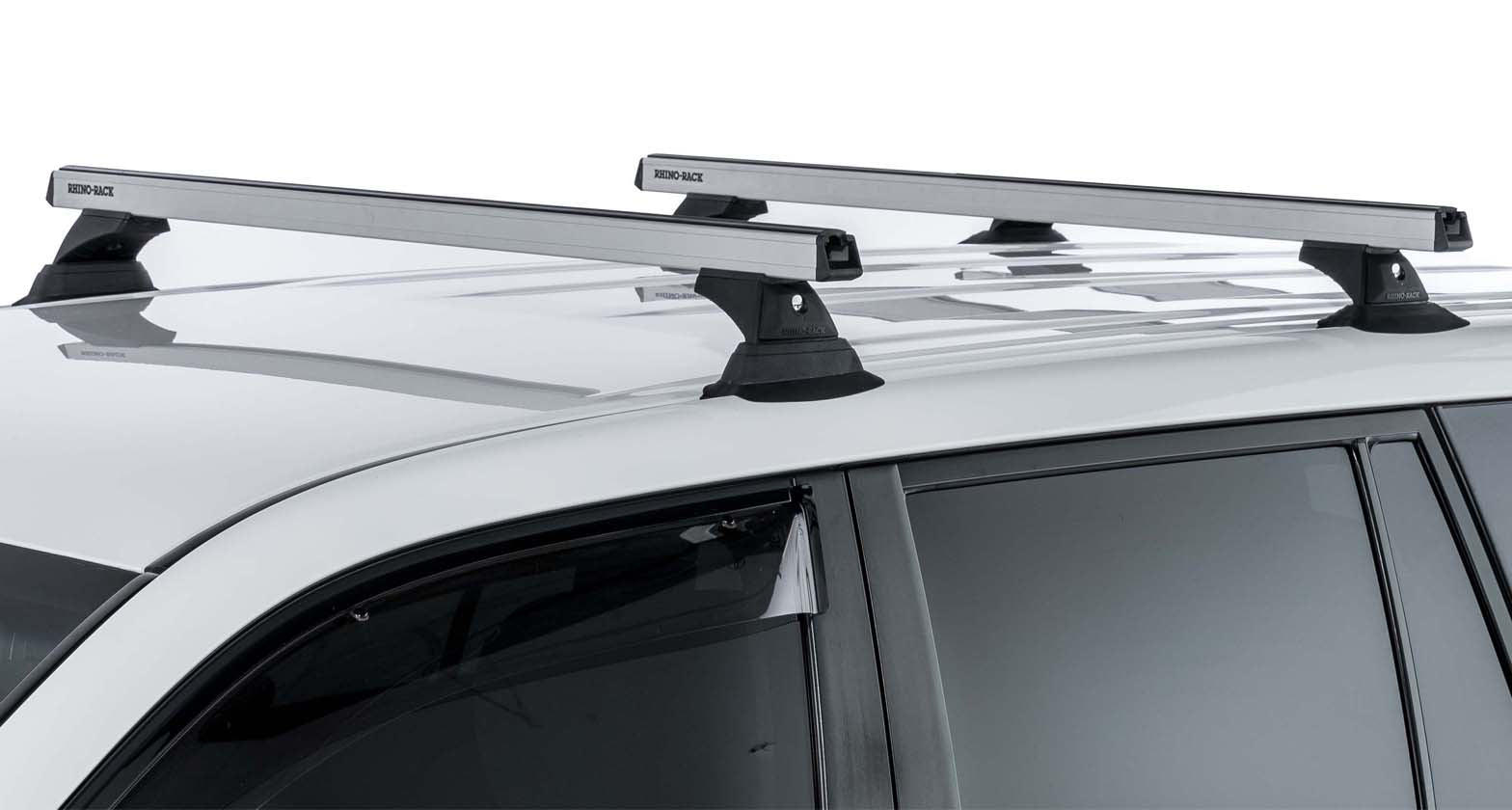 Heavy Duty Rch Silver 2 Bar Roof Rack (Front/Rear)