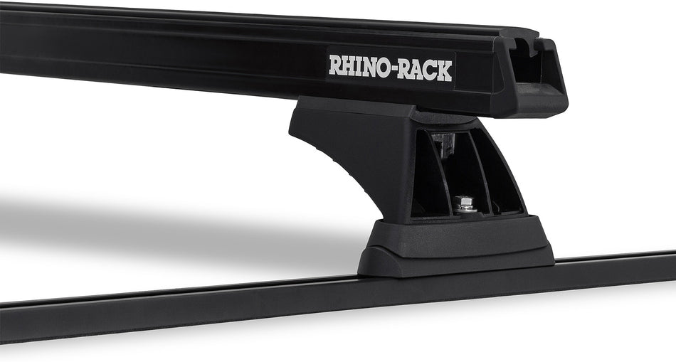 Heavy Duty RCH Trackmount Black 2 Bar Roof Rack