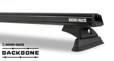 Heavy Duty Black 2 Bar Rhino-Rack Backbone Roof Rack With Rcl Legs