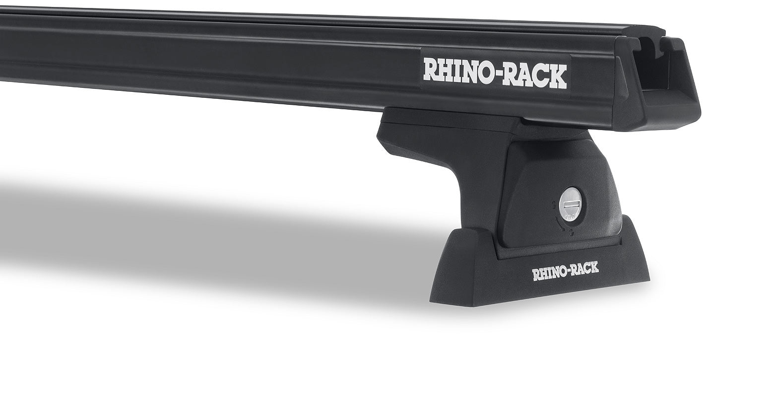 Heavy Duty Rlt600 Black 2 Bar Roof Rack (Front/Middle)