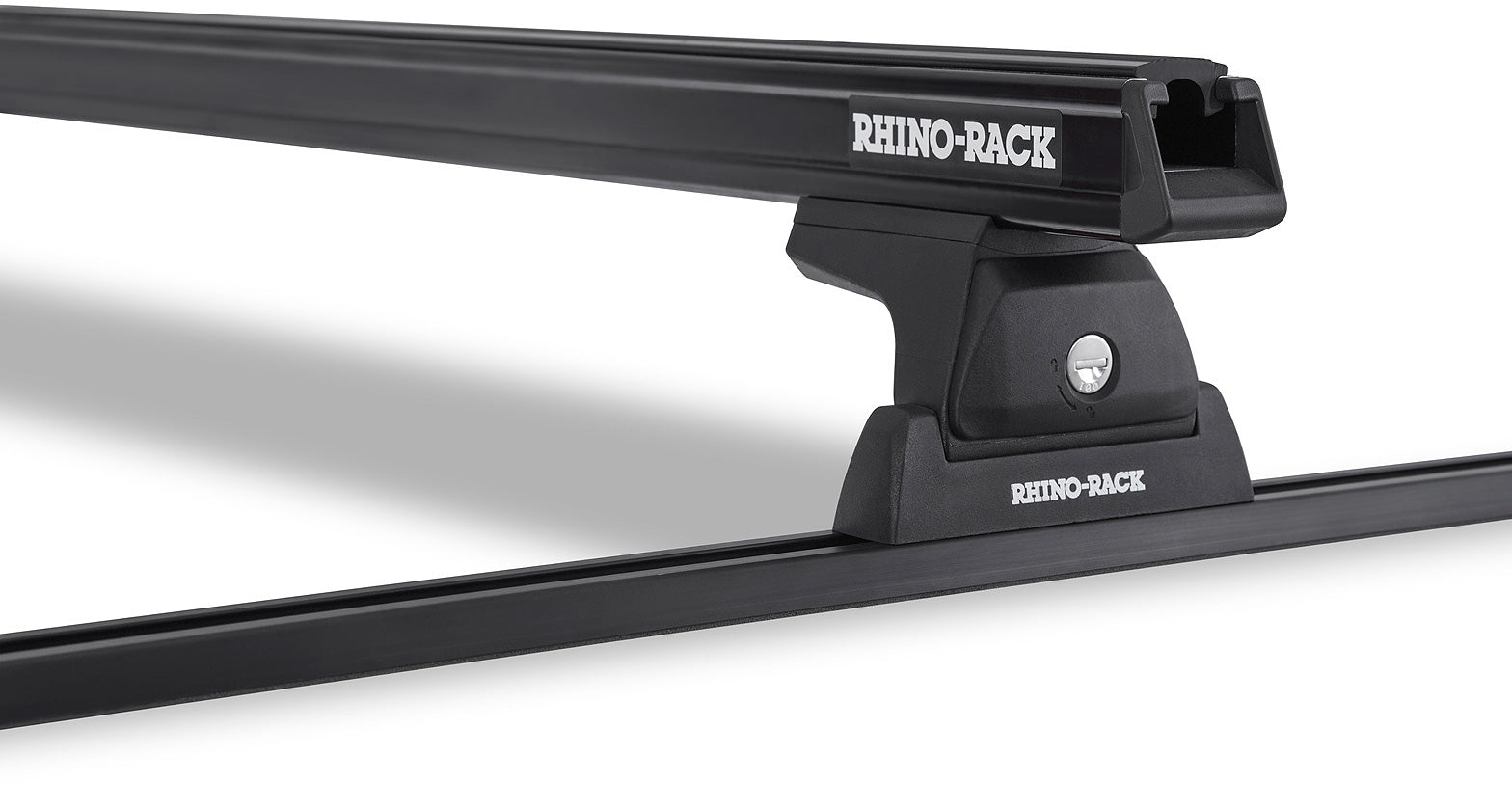 Heavy Duty Rlt600 Trackmount Black 2 Bar Roof Rack