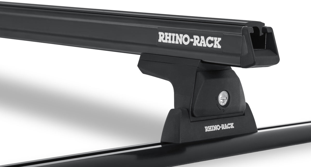 Heavy Duty Rlt600 Trackmount Black 2 Bar Roof Rack