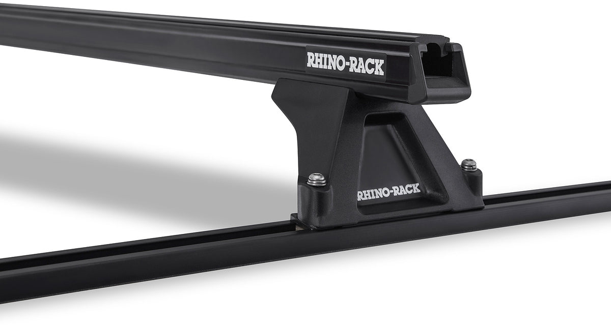 Heavy Duty Rltf Trackmount Black 2 Bar Roof Rack