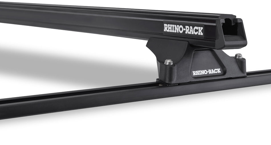 Heavy Duty RLTP Trackmount Black 2 Bar Roof Rack