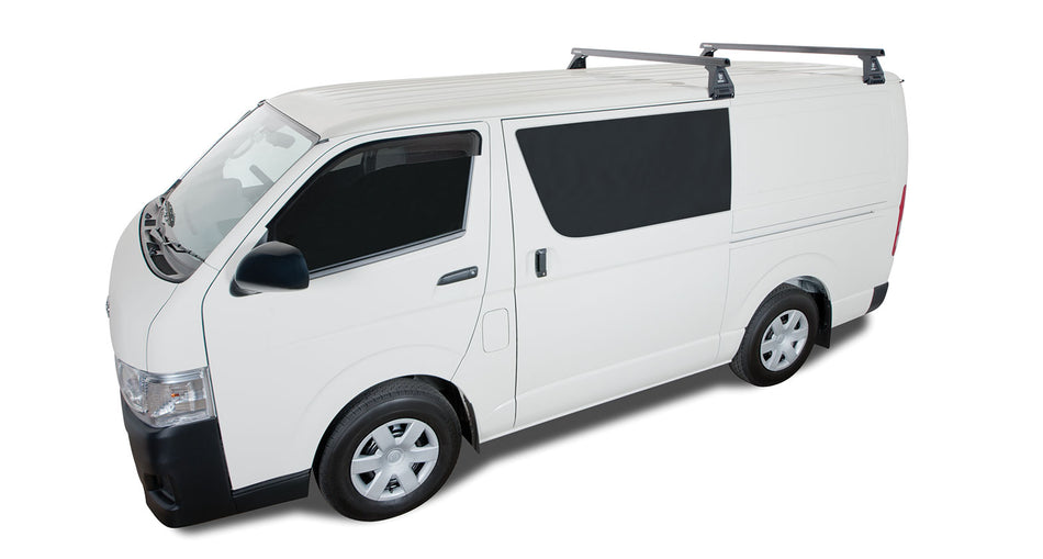 Heavy Duty RL150 Black 2 Bar Roof Rack