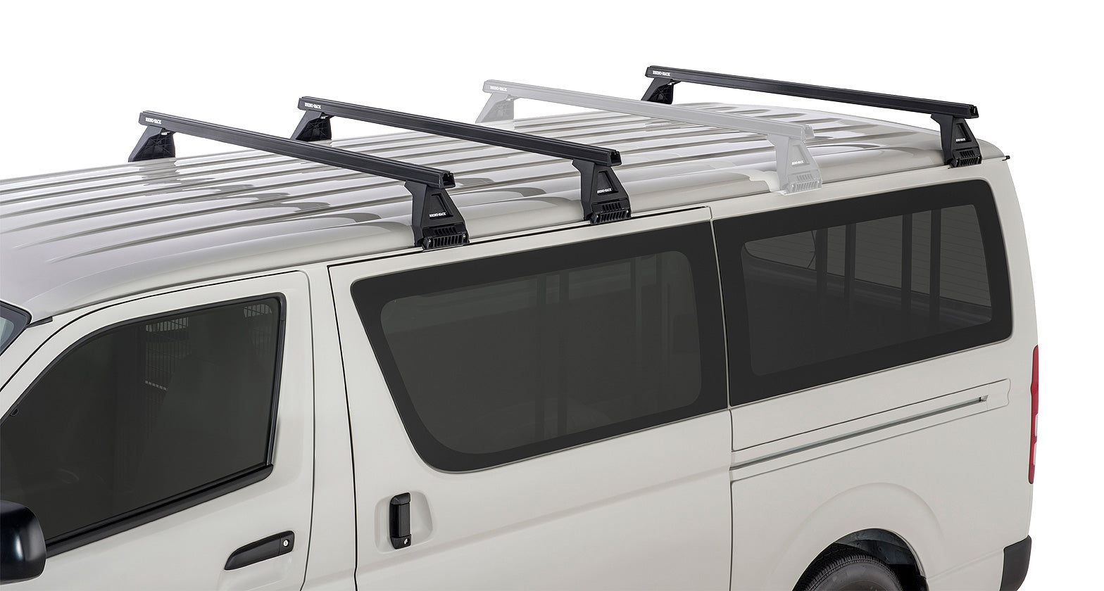 Heavy Duty Rl150 Black 3 Bar Roof Rack