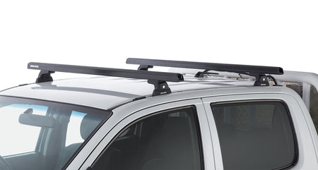 Heavy Duty Rlt600 Trackmount Black 2 Bar Roof Rack