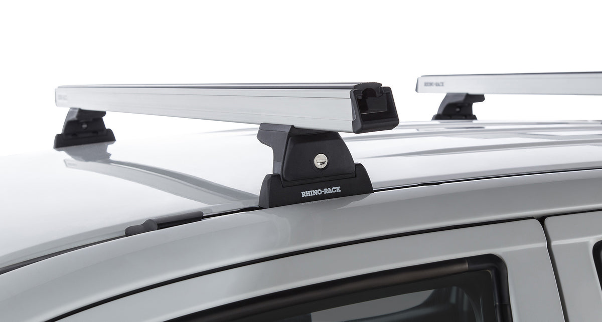 Heavy Duty Rlt600 Trackmount Silver 2 Bar Roof Rack