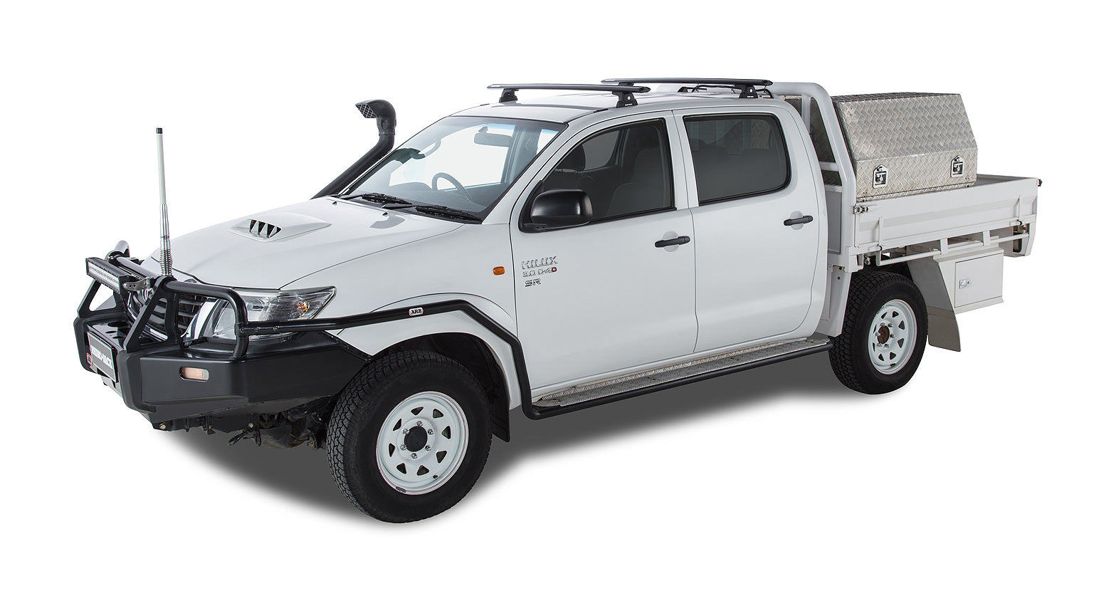 Vortex Rlt600 Trackmount Black 2 Bar Roof Rack