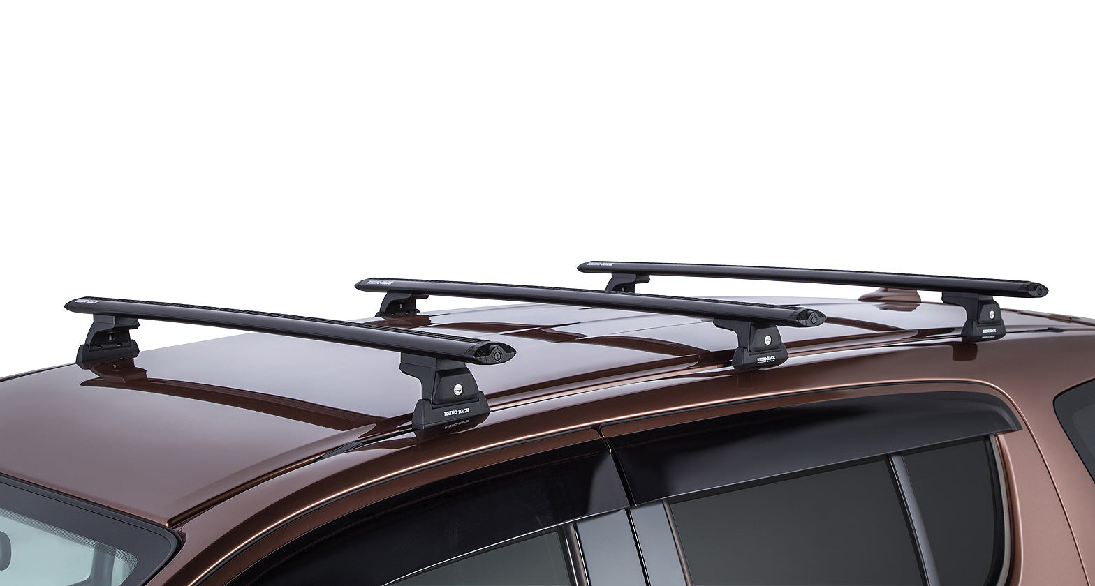 Vortex Rlt600 Trackmount Black 3 Bar Roof Rack