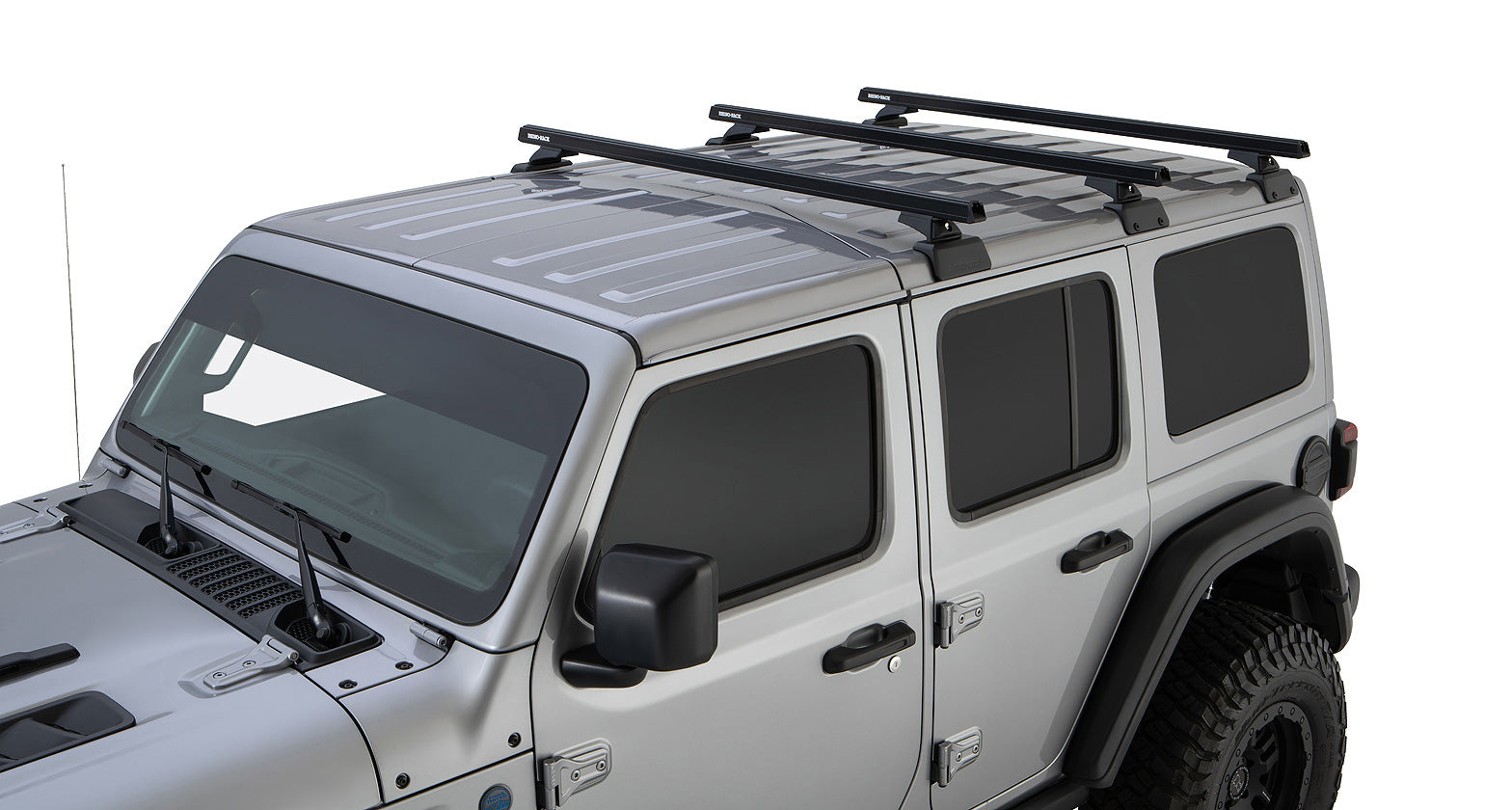 Heavy Duty Rcl Black 3 Bar Rhino-Rack Backbone Roof Rack