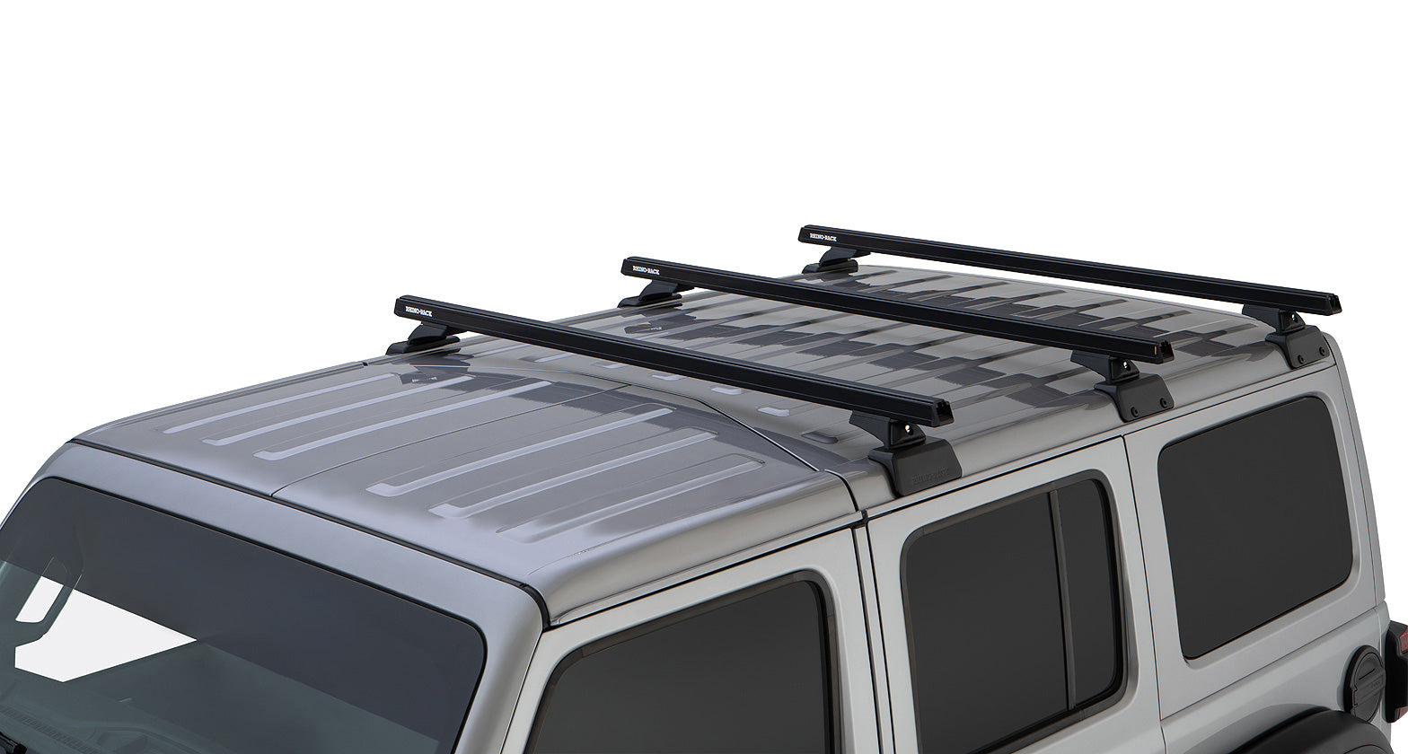 Heavy Duty Rcl Black 3 Bar Rhino-Rack Backbone Roof Rack